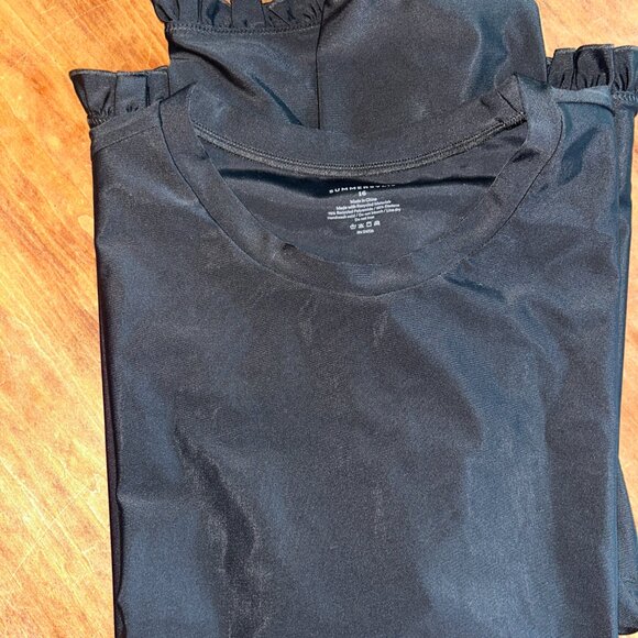 Summersalt Black Waterside Ruffle Rash Guard - Picture 3 of 6